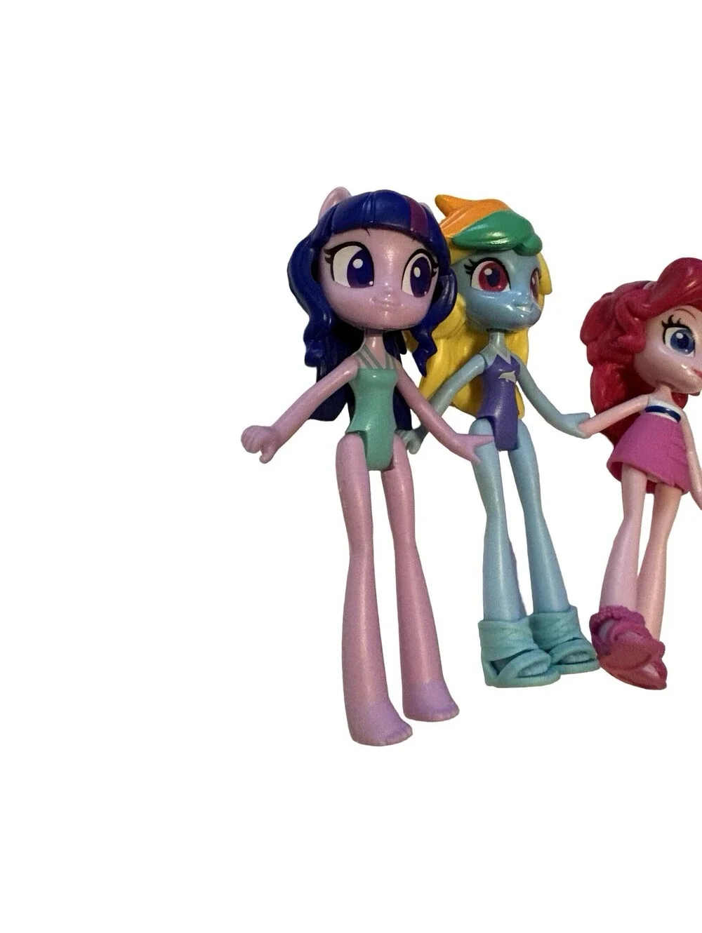 My Little Pony Equestria Doll Mini Figure Lot  of 3 MLP